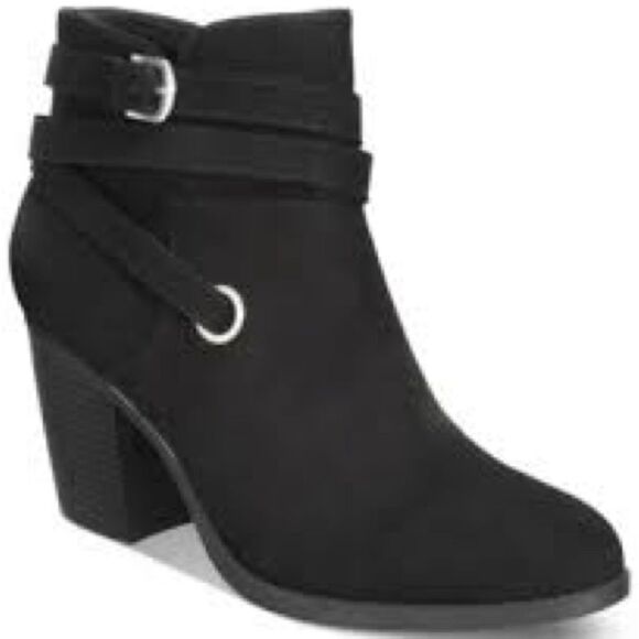Zolaa 9.5 Block-Heel Booties Western Zip up Booties - Picture 13 of 13